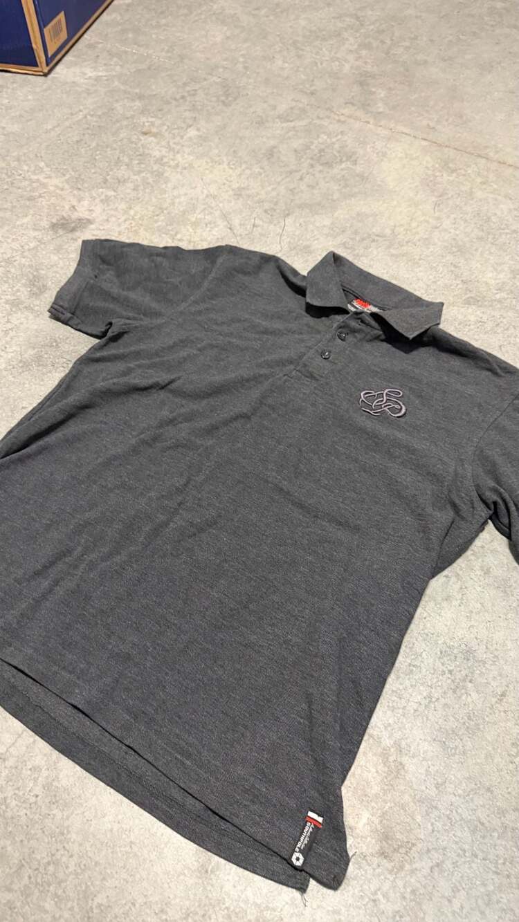 Southpole Authentic Collection Grey Short Sleeve Polo Shirt Size XL